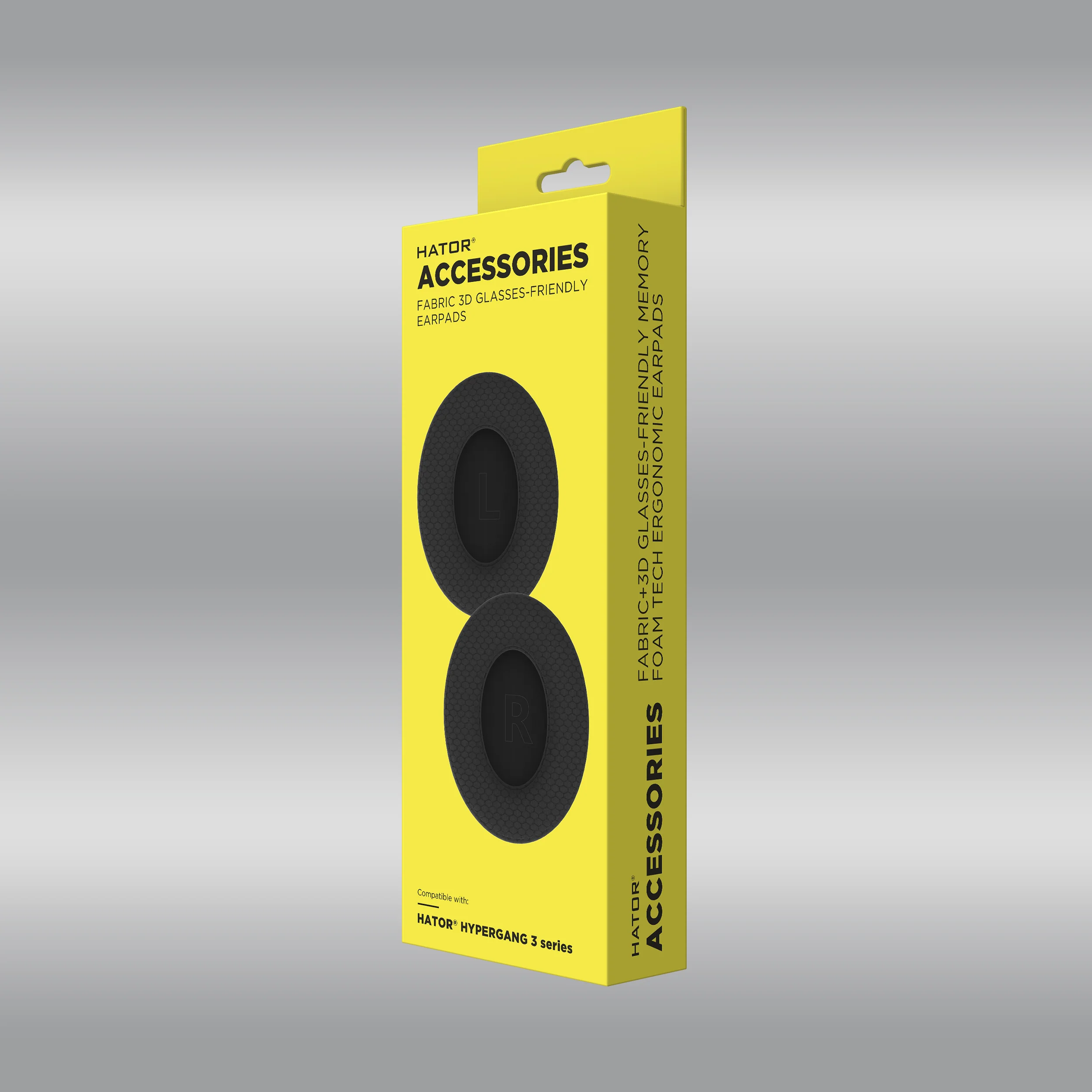 Hypergang 3 Series Fabric 3D Glasses-Friendly Earpads - Image 3