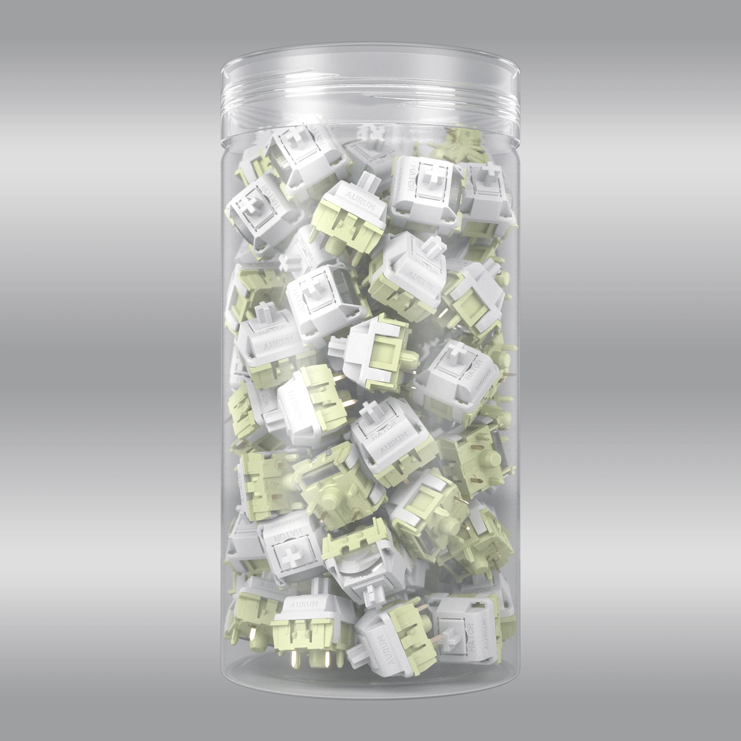 Set of HATOR Aurum Lemon Linear Mechanical Switches