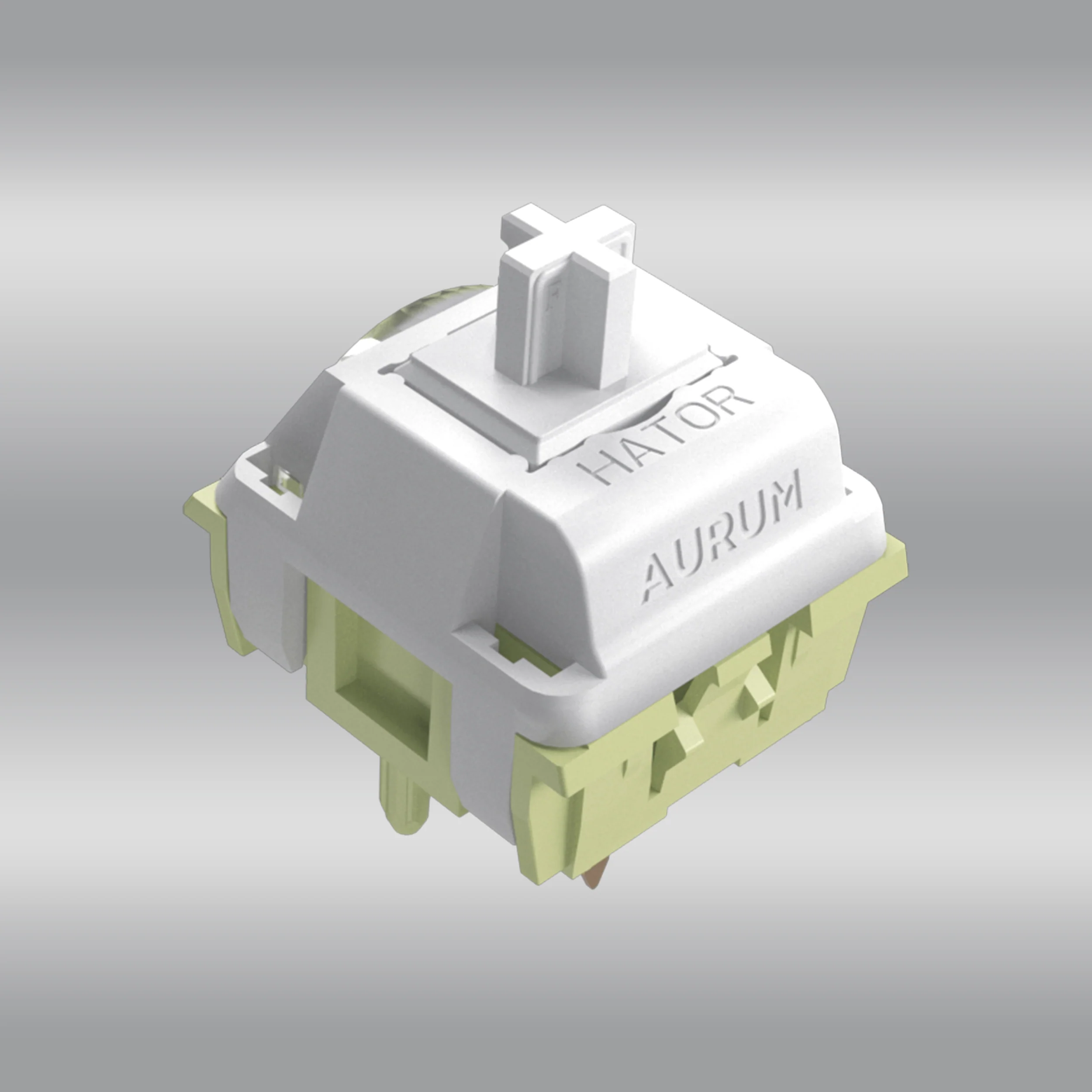 Set of HATOR Aurum Lemon Linear Mechanical Switches - Image 2