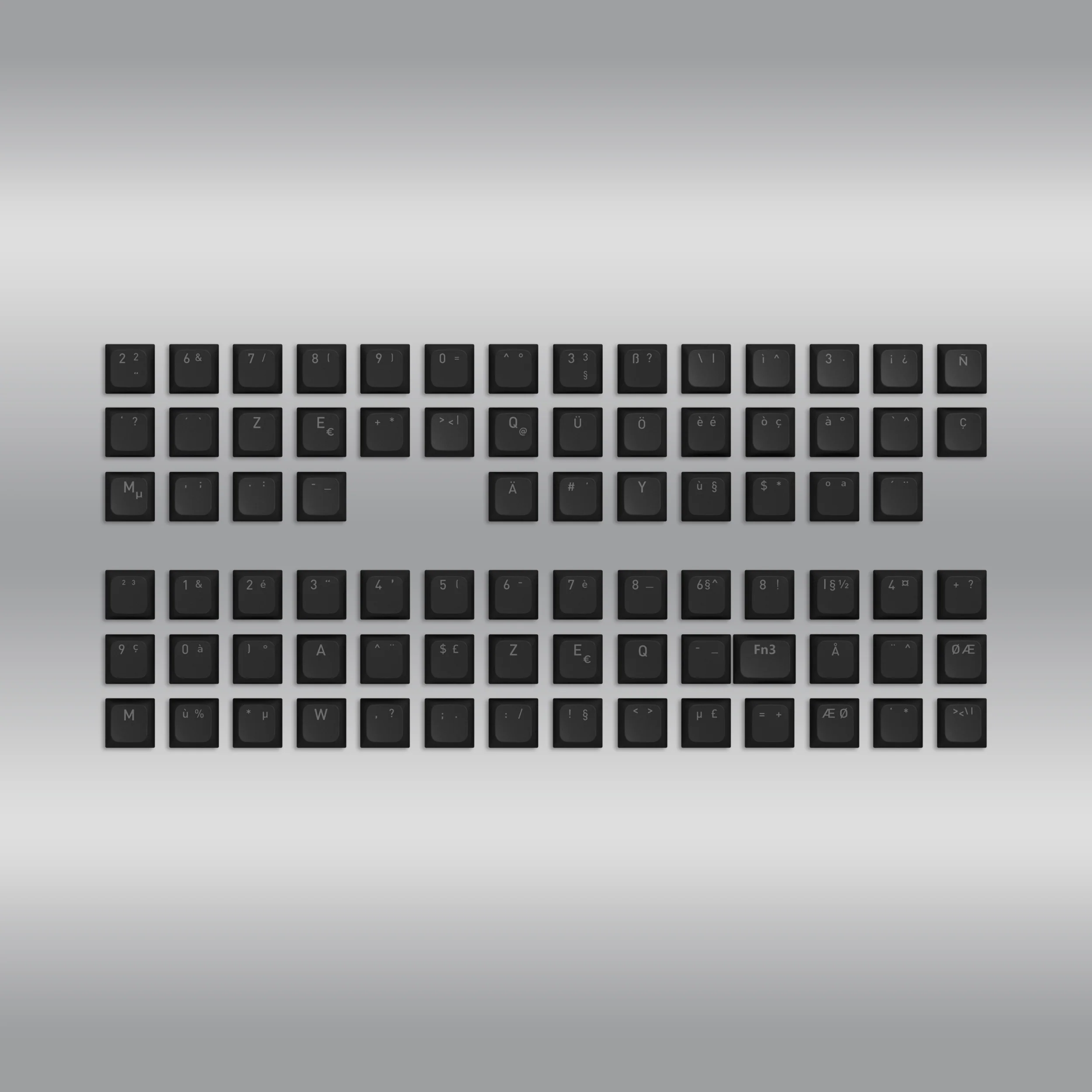 OMA profile PBT Double-shot keycaps full set for ISO / ANSI Layouts with additional localization set - Image 4