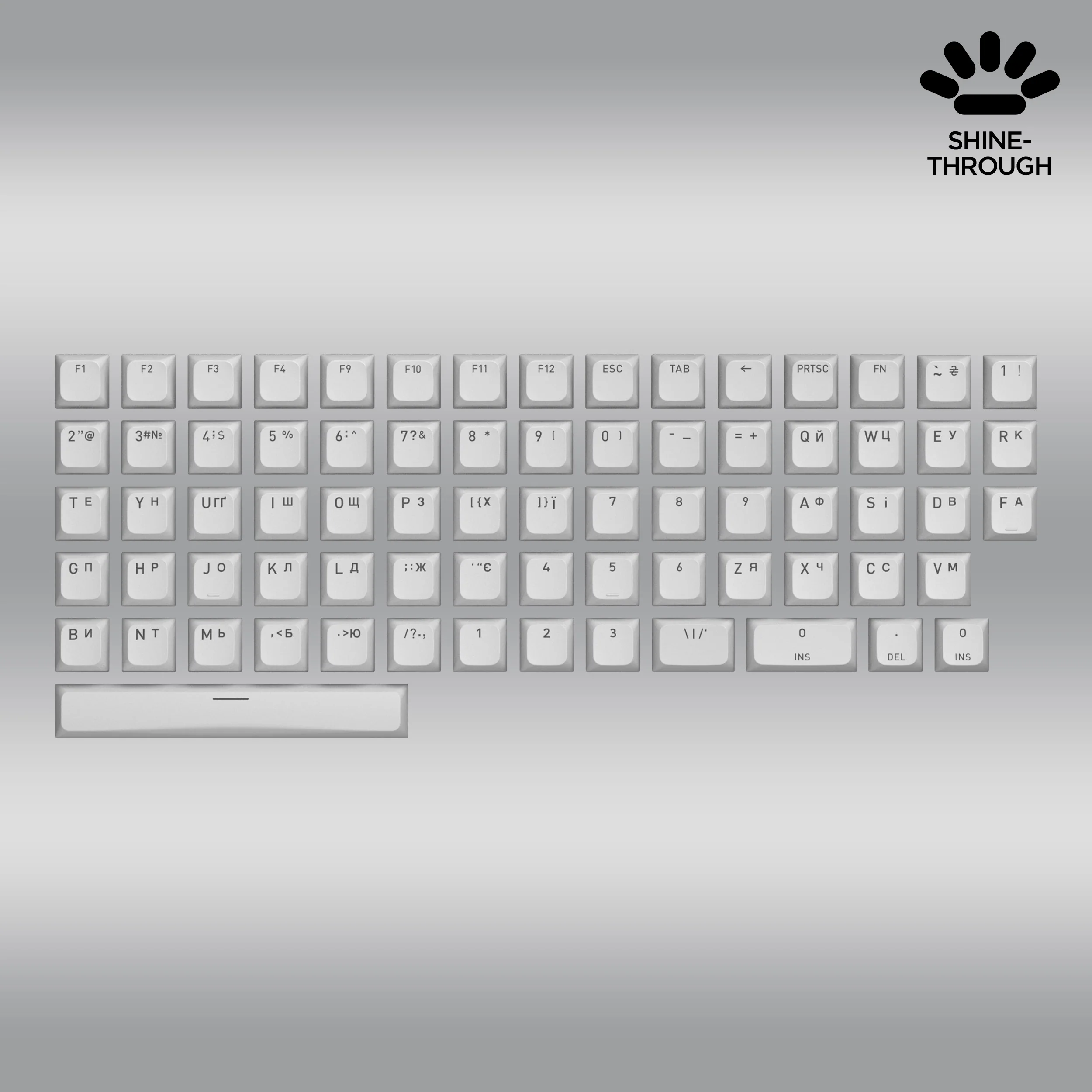 OMA profile PBT Double-shot keycaps set for UA-US ANSI / ISO Layouts (part A) - Image 5