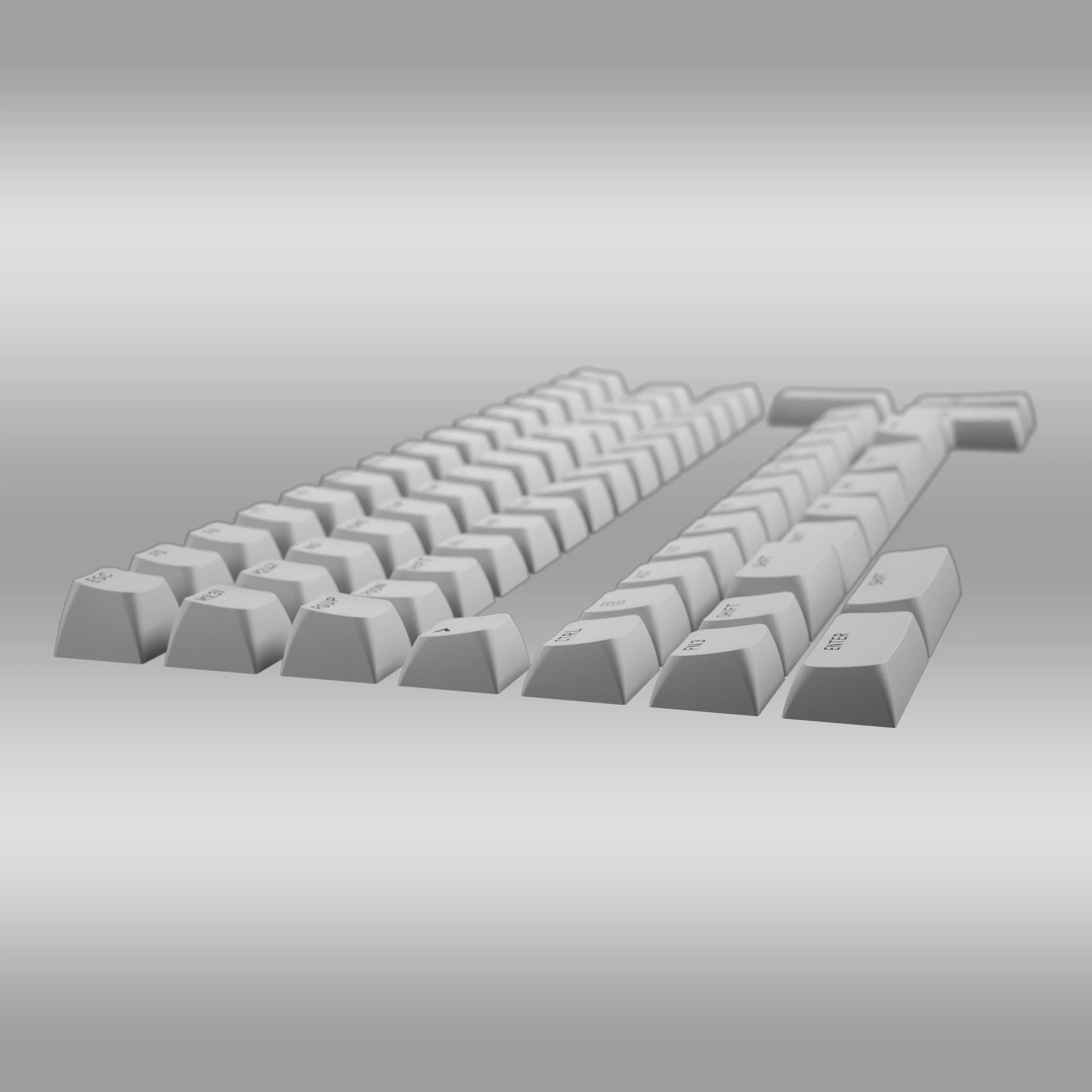 OMA profile PBT Double-shot keycaps set for ANSI / ISO Layouts (part B) - Image 6